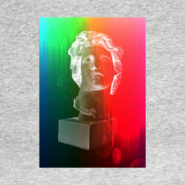 Rainbow bust by GroatsworthTees